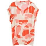 Tom Tailor - 37799 - T-shirt - Rood - Korte Mouwen