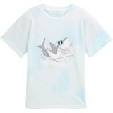 TOM TAILOR - Shirt - Pastelblauw - Lichtgrijs - Pink - Offwhite