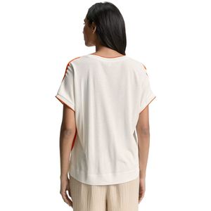 Tom Tailor - 10332 - T-shirt - Off White - Korte Mouwen