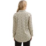 Tom Tailor - Damesblouse - Effen - Mix van Linnen en Viscose