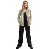 Tom Tailor - Damesblouse - Effen - Mix van Linnen en Viscose