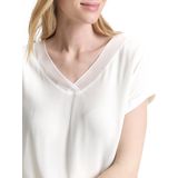 Blouse - Effen - Mousseline - Lange Mouwen - Losse Pasvorm