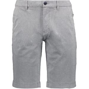 TOM TAILOR - Bermuda Shorts - Wit - Navy - Gequilte Dobby