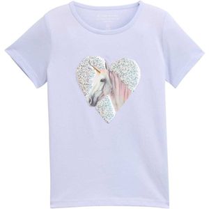 T-shirt - Motiefprint - Jersey - Ronde Hals - Kwartmouw - Zacht Aanvoelend