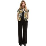 Blouse - Bloemenprint - Linnen - Knoopsluiting - Losse Pasvorm