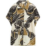 Blouse - Bloemenprint - Linnen - Knoopsluiting - Losse Pasvorm