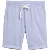 TOM TAILOR - 1045195 Bermuda - Sodalite Blue - Katoen - Dot Structure