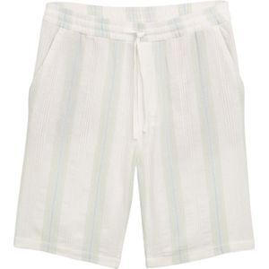 TOM TAILOR DENIM - Broek - Lichtblauw - Gestreept - Harembroeken