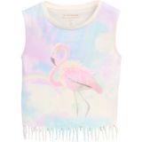 Top - Jersey - Ronde Hals - Mouwloos - Motiefprint