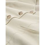 Tom Tailor - Mouwloos Blazervest - Dames - Blauw - Katoen