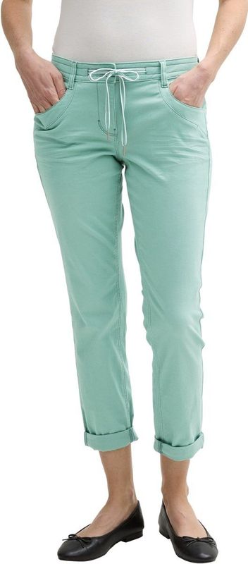 Tom Tailor - 1040963 - Tapered Relaxed Broek - Vijfzakkenmodel - Taps Toelopende Pasvorm