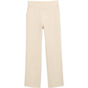 TOM TAILOR - LEA - Broek - Beige - Regular Fit - Mid Waist
