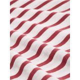 TOM TAILOR T-shirt voor dames, 37838 - Offwhite Deep Red Stripe, XXL