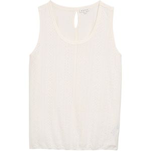 Tom Tailor - Top Fabric Mix - Ajour Mouwloos T-shirt