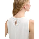 Tom Tailor - Top Fabric Mix - Ajour Mouwloos T-shirt