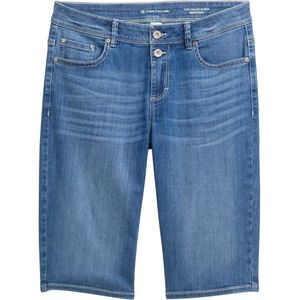 TOM TAILOR Bermuda jeans shorts voor dames, 10113 - Clean Mid Stone Blue Denim, 25