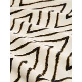 Tom Tailor - T-shirt - All-over Motief - Viscosemix - V-hals - Korte Mouwen