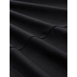 TOM TAILOR - Fabric Mix - T-shirt - Zwart - Katoen