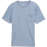 Tom Tailor - T-shirt - Mystical Blue - Heren - Korte Mouwen