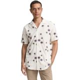 Tom Tailor - Casual Overhemd - Grafische Print - Katoen/Viscose - Korte Mouwen