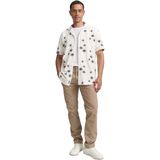 Tom Tailor - Casual Overhemd - Grafische Print - Katoen/Viscose - Korte Mouwen