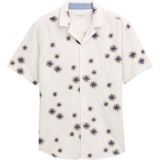 Tom Tailor - Casual Overhemd - Grafische Print - Katoen/Viscose - Korte Mouwen