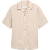 Tom Tailor - Casual Overhemd - Beige - 100% Viscose Lenzing Ecovero