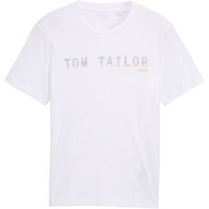 TOM TAILOR T-shirt voor heren, 20000 - wit, XL