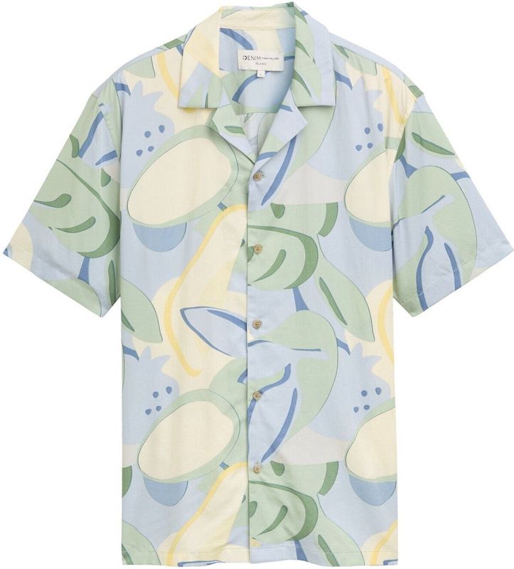 TOM TAILOR - 38022 - Overhemd - Kleurrijke Big Tropical Print