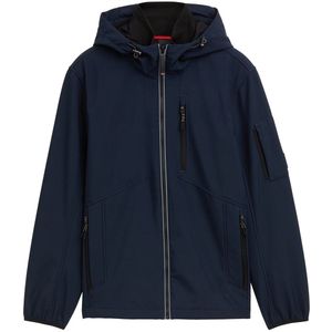 Tom Tailor - Softshell-jack - Sky captain blue - Met Capuchon - 4 Ritszakken