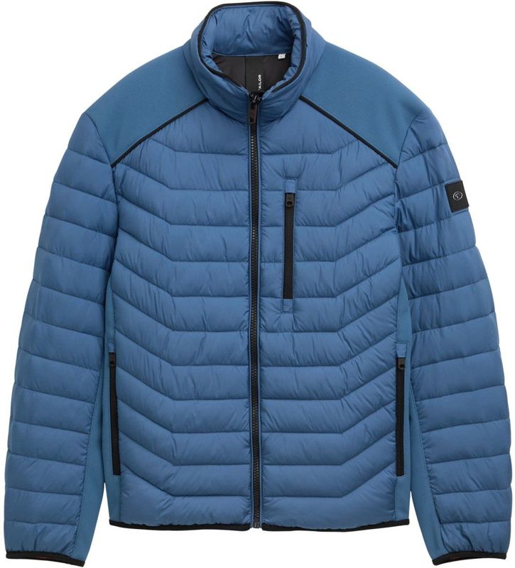 Tom Tailor - Herenjas - Blauw - 50% Gerecycled Polyester - Regular Fit