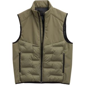 Tom Tailor - Hybride Gewatteerd Vest - Lichtgewicht - Met Opstaande Kraag