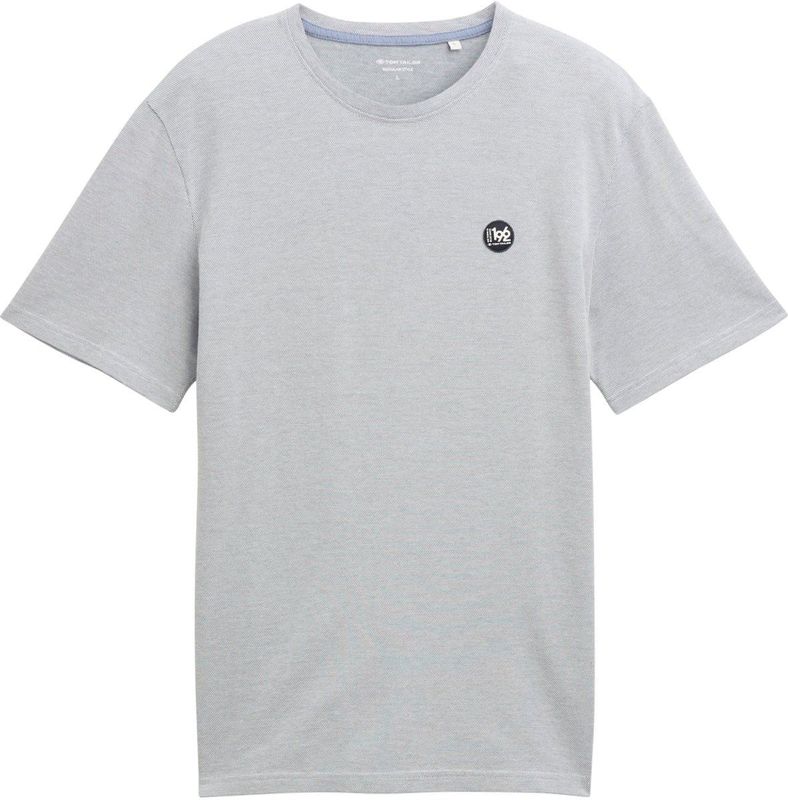 Tom Tailor Gemeleerd T-shirt ronde Hals - 1046732