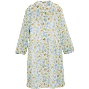 Tom Tailor - Babydoll-Jurk - Mini - All-Over Bloemenmotief - Chiffon
