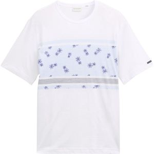 TOM TAILOR - T-shirt - Lichtblauw - Katoen