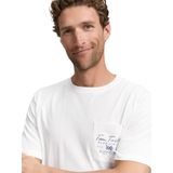 Tom Tailor - T-Shirt - Effen - Korte Mouwen - Ronde Hals