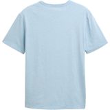 Tom Tailor - 1046730xx10 - T-shirt - Gemeleerd - 100% Katoen