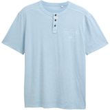 Tom Tailor - 1046730xx10 - T-shirt - Gemeleerd - 100% Katoen