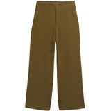 Culottes - Golden Oliv Green - Recht - Normale Taillehoogte