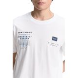 Tom Tailor - T-shirt - Wit - 1046751xx10 - Mannen