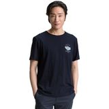 Shirt - Motiefprint - Jersey - Ronde Hals - Kwartmouw