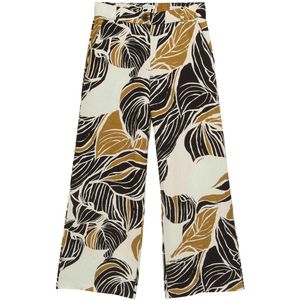 Tom Tailor - Culotte Fit - Broek - Beige - Linnen/Viscose