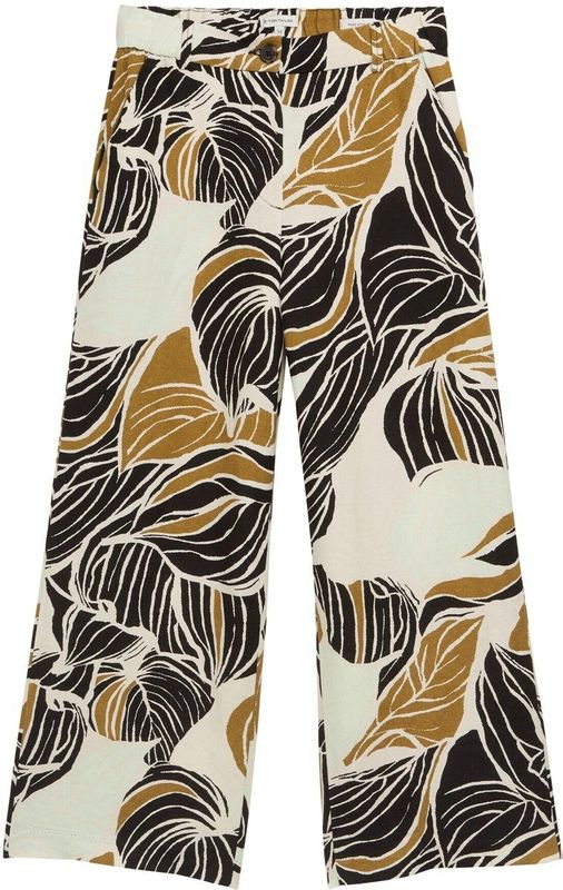 Tom Tailor - Culotte Fit - Broek - Beige - Linnen/Viscose