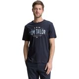 Tom Tailor - 1046756 - T-shirt - Sky Captain Blue - Heren