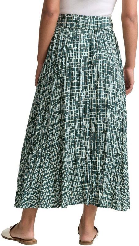 TOM TAILOR Rok  donkergroen / wit