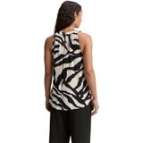 Abstract - Haltertop - Beige - Mouwloos - Regular Fit