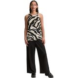 Abstract - Haltertop - Beige - Mouwloos - Regular Fit