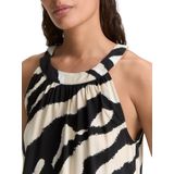 Abstract - Haltertop - Beige - Mouwloos - Regular Fit