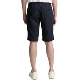 Tom Tailor - Bermuda - Katoen-Linnen - Blauw - Regular Fit