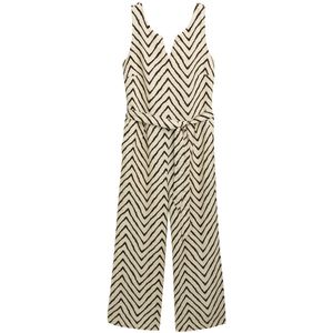 Tom Tailor - Jumpsuit - Linnen - Met Zijzakken - Split bij de Halslijn